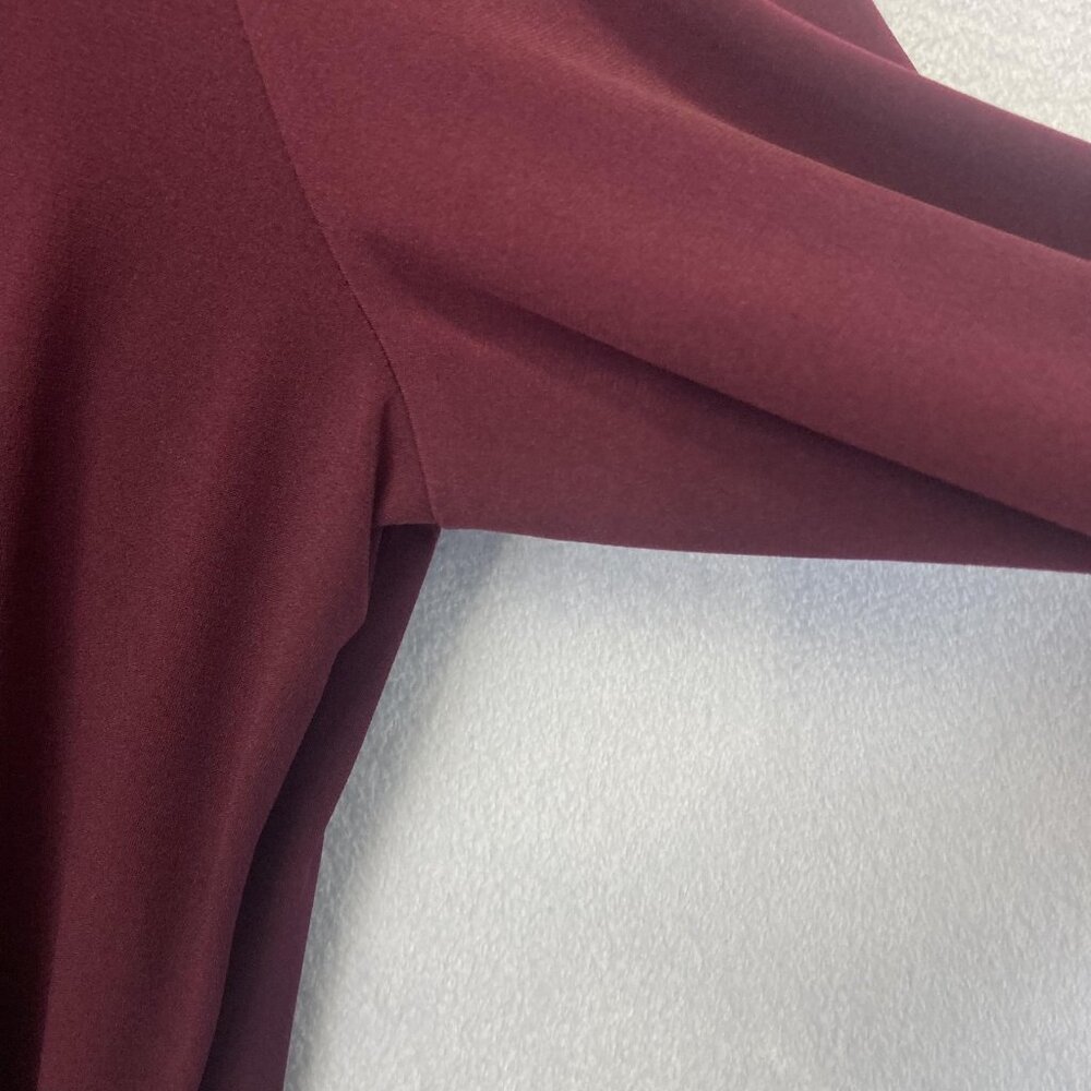 Susan Graver Layered Long-Line Tunic Top Womens Large Slinky 3/4 Sleeve Stretch - Picture 11 of 16